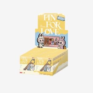 Pop Mart The Monsters pin for love series letter pendent blind box “B” NWT!